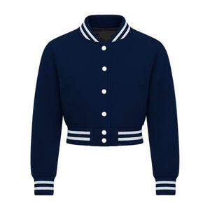 Vente en gros de veste universitaire vierge personnalisée veste de baseball universitaire personnalisée fabrication de veste Letterman brodée pour femme - Product Image 4