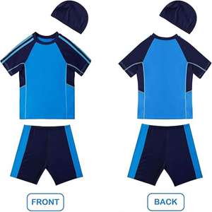 High Quality Customized <b>Rash</b> <b>Guard</b> Set-Anti-Slip Rubber Waist Short Sleeve Kids <b>BJJ</b> <b>Rash</b> <b>Guard</b> Sets with Breathable Feature - Product Image 1