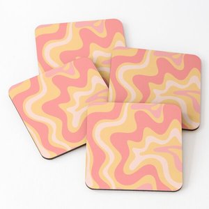 Posavasos de madera maciza superventas, rebanadas en blanco con alfombrillas antideslizantes para oficina en casa, alfombrilla de madera para taza de café - Product Image 2