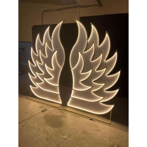 Brillo encanto marco boda telón de fondo brillante evento Decoración elegante fiesta exhibición foto pared telón de fondo Celebración de lujo - Product Image 5