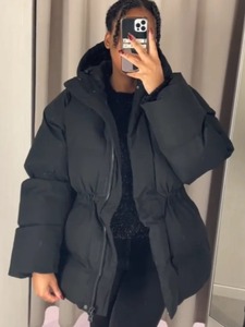 2025 nouvelles femmes coton rembourré veste hiver court à capuche en vrac coton manteau coréen femmes Parkas manteau solide vêtements d'extérieur femmes bouffant - Product Image 6