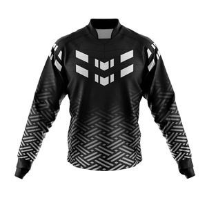 T-shirt de Paintball en polyester 100% de qualité supérieure à manches longues, Sublimation entièrement personnalisée, durable et léger - Product Image 2