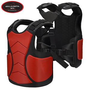 Nueva llegada con impresión de logotipo propio Mejor proveedor PU Cuero Lucha Boxeo Protección del pecho POR ABDULLAH MARTIAL ARTS - Product Image 4