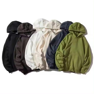 Alta calidad 700gsm Sudadera con capucha Logo bordado algodón 100% Diseñador Sudaderas con capucha Hombres Heavy Thick Hoodie - Product Image 2