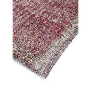 Alfombra de Lana Anudada a Mano Vintage Pae-2417, Grande, con Diseño Floral Rojo y Naranja, para Sala de Estar, Pasillo, Dormitorio de Adolescentes, Rectangular - Product Image 2