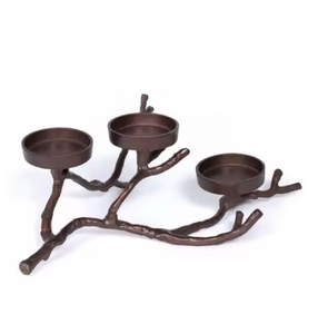 Portavelas de metal Top Garde 100% con el último candelabro decorativo para el hogar con diseño de bambú disponible a un precio razonable - Product Image 5