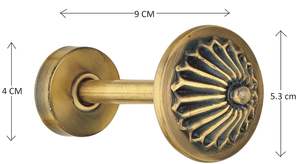 Metal <b>Antique</b> <b>Brass</b> <b>Curtain</b> Tie Back <b>Holdback</b> Wall Window <b>Curtain</b> Holder Home Accessories Living Room Bedroom Hotel Hardware - Product Image 3