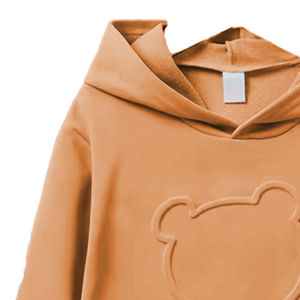 Haute qualité 2025 mode personnalisée Streetwear 100% coton pull Premium hommes sweat à capuche en relief unisexe sweats à capuche personnalisés - Product Image 3