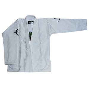 La mejor ropa de artes marciales Kimono Jiu Jitsu blanco azul brasileño Jiu uniforme perla tejido tela todos los tamaños - Product Image 1