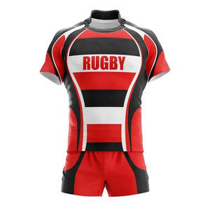 Suministro Directo de Fábrica, Uniforme de Rugby 2026, Diseño Personalizado Impreso, 100% Poliéster, Ropa de Entrenamiento de Secado Rápido, Conjuntos Transpirables, Último Modelo - Product Image 4