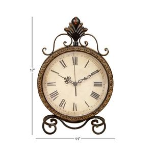Reloj de mesa náutico de hierro de alta calidad para decoración de oficina en casa reloj de escritorio decorativo interior hecho en India - Product Image 3
