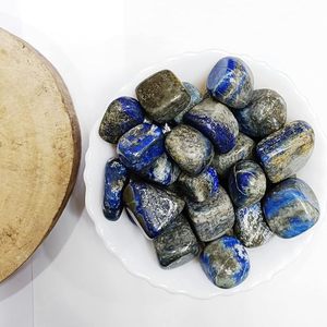 Pierres de dégringolade en Lapis Lazuli naturelles de qualité supérieure-Cristaux de guérison d'un bleu profond pour la sagesse et la vérité - Product Image 3