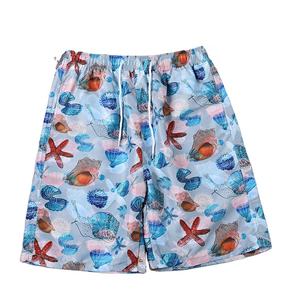 Shorts de bain pour hommes, grande taille, maillots de bain par sublimation, shorts de plage, 100% polyester, shorts de bain personnalisés pour hommes - Product Image 1