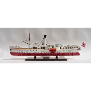 Gia หม้อไอน้ำ skibladner ดีไซน์ตามสั่งทำจากไม้โมเดลเรืองานฝีมือสำหรับบ้าน - Product Image 1