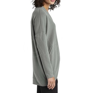 Tùy Chỉnh Nữ Dài Áo Len Cardigan Giản Dị Đan Len Cardigans nhún vai Cho Phụ Nữ Dệt Kim - Product Image 3