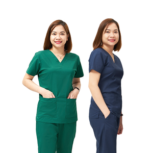 Gran parte superior de enfermería uniforme médico Hospital personalizar Diseño y logotipo para hombres y mujeres FMF VN-ODM/OEM-Muestra gratis - Product Image 2