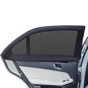 Wholesale Stretch UV Protection Car Side Window Sun Shade Anti-mosquito Car Sunshade Net Mesh Curtain For most cars