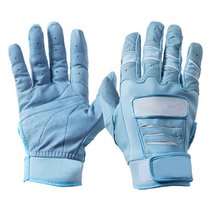 2025 Fabricante de diseño Guantes de bateo de béisbol Servicio OEM Guantes deportivos Cabretta Cuero Logotipo personalizado Guantes de bateo de Softbol - Product Image 1