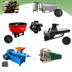 Machine de pressage de briquettes de charbon de coco à haute dureté et à économie d'énergie - Product Image 1