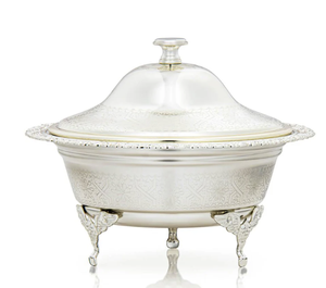 Meilleures ventes : Ensemble de bols de service portables en métal doré, jetables, de luxe moderne et polyvalents, pour dattes, noix, chocolats et mariages - Product Image 3