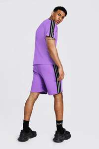 เซ็ตเสื้อยืดและกางเกงขาสั้นสำหรับผู้ชายชุดเสื้อยืดและชุดสั้นผ้าฝ้าย100% สำหรับผู้ชายฤดูร้อน - Product Image 6