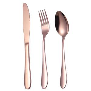 Ensemble de couverts modeste avec manche noir et tête dorée mate pour la salle à manger à domicile, le bureau, le garde-manger, les buffets, les fêtes et les occasions spéciales - Product Image 6