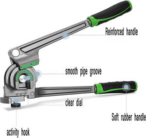 Cintreuse de tuyaux manuelle 3-en-1 à levier robuste 6/10/12 mm pour tubes de cuivre et d'aluminium de réfrigération, directement de l'usine - Product Image 3