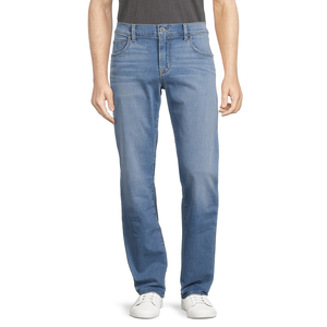 กางเกงยีนส์ไบรอนสีกรมท่าเอวสูงทรงสลิมตรงสไตล์วินเทจสตรีทแวร์ผ้ายีนส์สกินนี่สีอ่อนและสีเข้มสำหรับผู้ชายยี่ห้อฮัดสัน ไซส์ 31 - Product Image 1