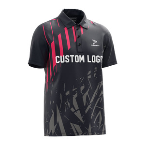 Polo de sport pour club de musculation, vêtements athlétiques, mini-tenue, maillot de tennis, polo, impression OEM - Product Image 3