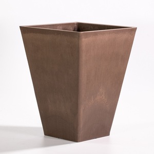 Vaso da fiori quadrato a basso prezzo fioriera vaso da fiori alto stampo in <span class=keywords><strong>cemento</strong></span> vaso da fiori vaso da fiori in plastica per esterni - Product Image 4