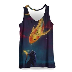 Camiseta sin Mangas Deportiva Transpirable de Cuello Redondo de Spandex/Algodón de Alta Calidad a Precio de Fábrica para Hombre, Informal, para Entrenamiento, Gimnasio - Product Image 3