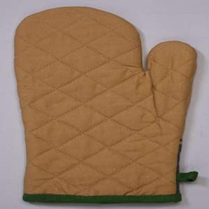 Ensemble de gants de four écologiques imprimés sur mesure par OEM Coton respirant recyclé Résistant à la chaleur Essentiels de cuisine Textiles de maison à bas quantité minimale de commande - Product Image 1