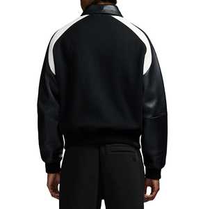 Veste en cuir premium pour homme Avirex, design professionnel de haute qualité, patchwork brodé, marque privée, approvisionnement ODM ajustable - Product Image 4