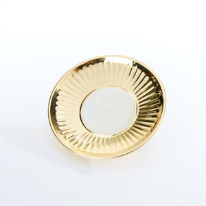 Porte-savon en bois fini brûlé, porte-savon en métal, porte-savon au design moderne - Product Image 4