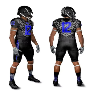 Uniformes de football américain personnalisés pour hommes en polyester doux et élastique avec impression complète du logo de l'équipe - Product Image 5