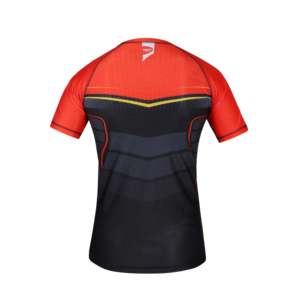 เสื้อรัดรูป MMA สำหรับเด็กผู้ชายทำจากไนลอนและสแปนเด็กซ์สีเขียวอ่อน MRG-10501 - Product Image 4