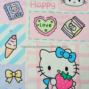 Tela de pijama de lujo 120gsm seda Latina 153cm de ancho suave transpirable con múltiples estampados lindos - Product Image 2