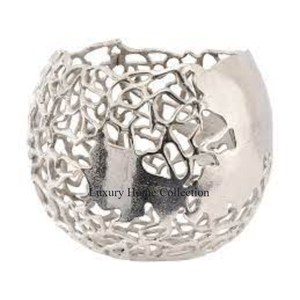 Fancy Creative Flooring Vase Long Size <b>Silver</b> Color Aluminum Casted Metal Heavy Duty Flower Decorative Vase for Living Room - Product Image 3