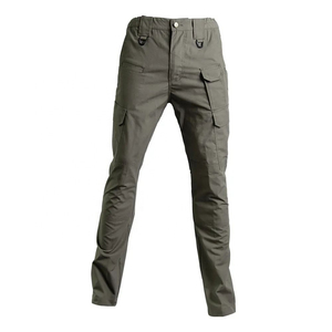Streetwear de haute qualité Nouveau design Pantalon cargo à la mode pour hommes en coton Pantalon cargo confortable en coton de couleur personnalisée et solide pour hommes - Product Image 1