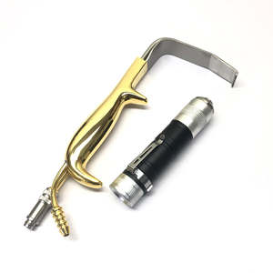 Retractor de cirugía plástica de alta calidad sin succión de fibra óptica con y sin dientes de 24mm - Product Image 4