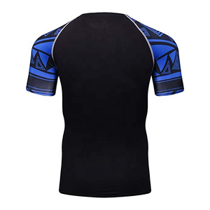 เสื้อรัดกล้ามเนื้อสำหรับผู้ชาย BJJ ปี 2026 ขายส่ง พิมพ์ลายด้วยความร้อน ระบายอากาศได้ดี ป้องกันแบคทีเรีย UPF50+ เป็นมิตรกับสิ่งแวดล้อม ผลิตจากโพลีเอสเตอร์/ไนลอน 160 กรัม - Product Image 2