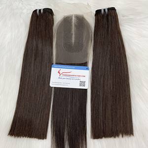 Vente en gros extension de cheveux à trame droite en os naturel 100% cheveux vierges bruts fabriqués au Vietnam de haute qualité - Product Image 5