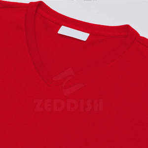 Camiseta de hombre de alta calidad con logotipo personalizado impreso antiarrugas 100% algodón patrón sólido precio al por mayor hecho en Pakistán - Product Image 3