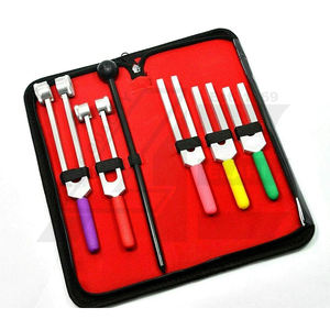 ชุดส้อมเสียงวินิจฉัยระดับมืออาชีพ 6 ชิ้น ทำจากสแตนเลส พร้อมค้อนซิลิโคนกันลื่นแบบมีสีระบุ รุ่น 2026 ขายดี - Product Image 2