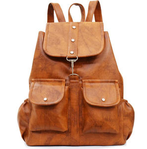 กระเป๋าหนังแท้ป้องกันการโจรกรรมสำหรับผู้หญิงกระเป๋าเป้สะพายหลังหนังคลาสสิกปรับแต่งได้ - Product Image 1