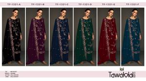 Winter Collection Velvet Salwar Suit pour les femmes avec plusieurs fils et broderie séquentielle Travail parfait pour la fête Occasion festive - Product Image 6