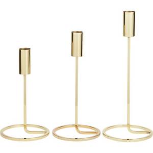 Candelero alto de aluminio fundido de metal dorado hecho a mano para mesa de hotel, centro de mesa, decoración de mesa de boda, portavelas - Product Image 4