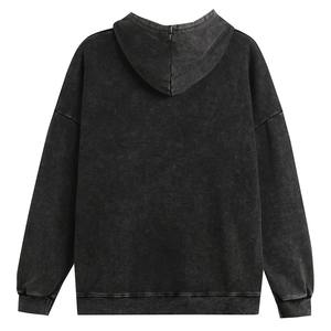 Sweats à capuche délavés vintage hommes femmes coton rétro manches longues Harajuku sweats mode pull ample Y2k Hip Hop Streetwear - Product Image 6