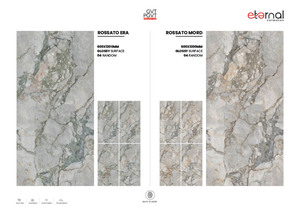 Azulejos de Porcelana Premium de 600x1200 mm, Patrón Único de Vetas de Granito, Superficie Lisa, Interiores Modernos para Villas - Product Image 5