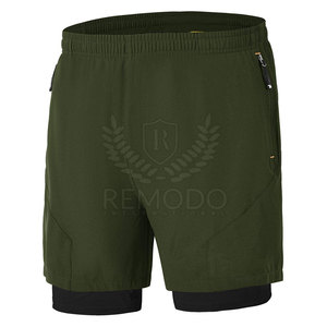 2025 été Logo personnalisé actif pantalon taille élastique Shorts hommes Shorts de course en gros imprimé Shorts - Product Image 1